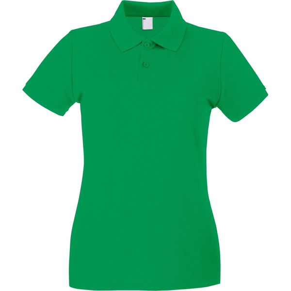 Fruit Of The Loom - Poloshirt Da Donna A Maniche Corte BC3906 (Xl) (Verde Chiaro)-image