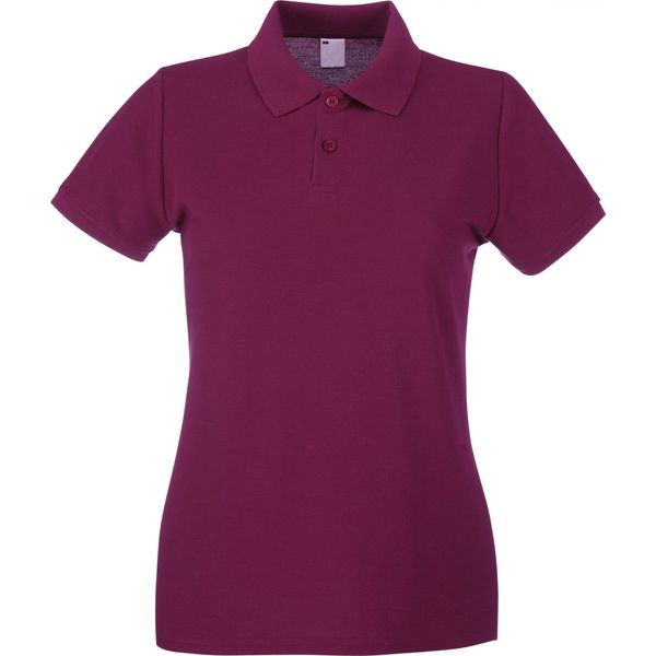 Fruit Of The Loom - Poloshirt Da Donna A Maniche Corte BC3906 (2XL) (Bull's Blood)-image