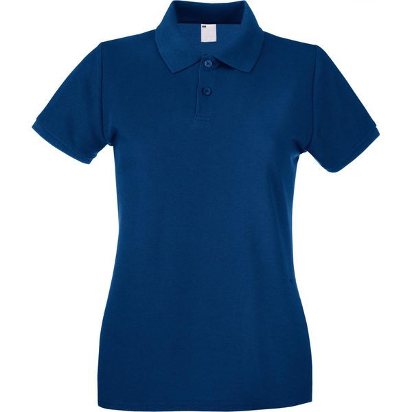 Fruit Of The Loom - Poloshirt FüR Damen KurzäRmlig BC3906 (Xl) (Marineblau)-image