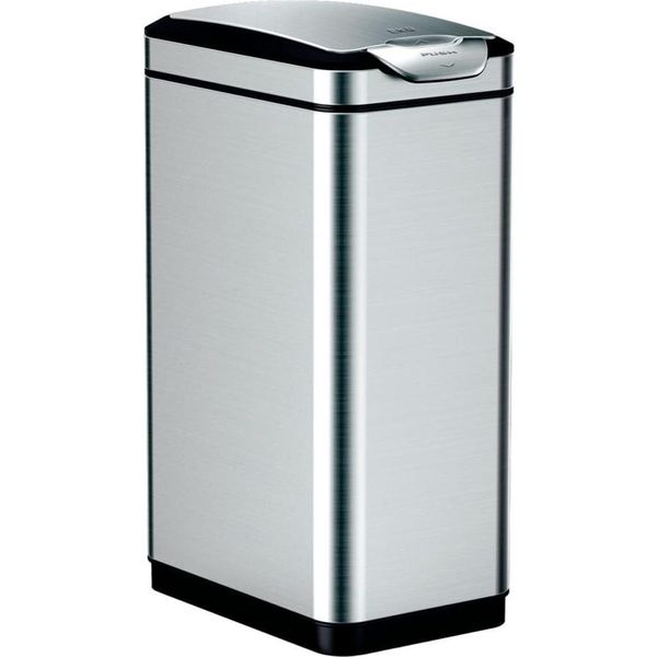 Eko - Cestino Tina Touch 30 Litri Eko - Acciaio Inox Plastica - Acciaio Inox Opaco-image