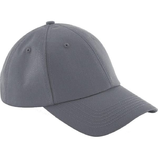 Beechfield Unisex Authentic 6 Panel Baseball Cap BC3682 (Taglia Unica) (Grigio Grafite)-image