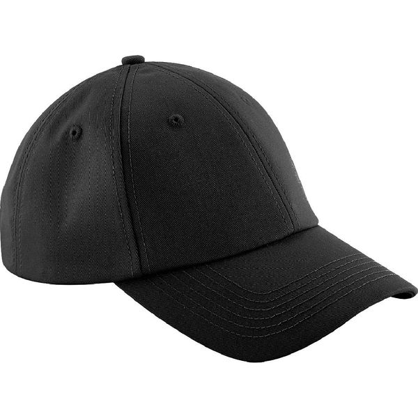 Beechfield Unisex Authentic 6 Panel Baseball Cap BC3682 (Taglia Unica) (Nero)-image
