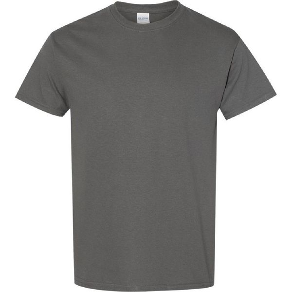 Gildan - Maglietta Uomo Manica Corta BC481 (Xl) (Grigio Antracite)-image