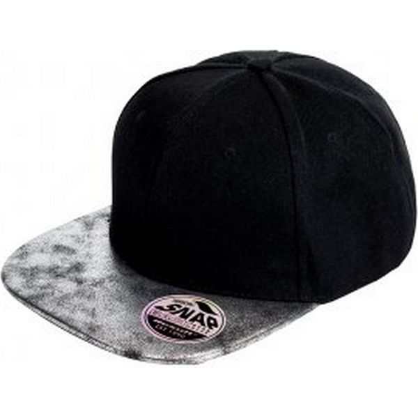 Risultato Cappellino Bronx Glitter Snapback Uomo PC3126 (Taglia Unica) (Nero/Argento)-image
