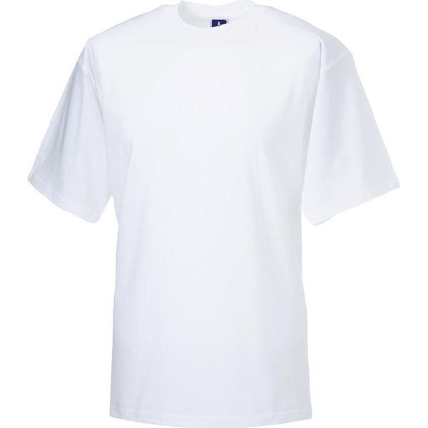 Maglietta Russell Colours Classic Da Uomo BC577 (M) (Bianco)-image