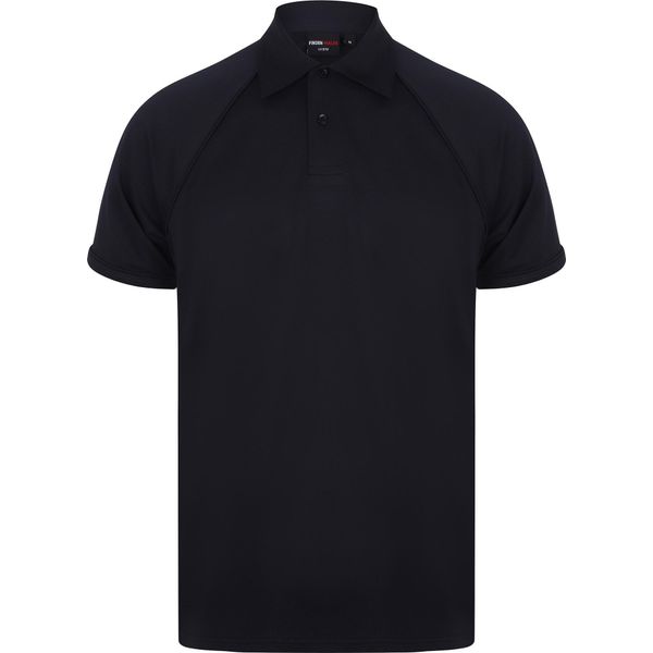 Polo Sportiva Finden & Hales Da Uomo, Manica Corta RW427 (M) (Blu Navy/Blu Navy)-image