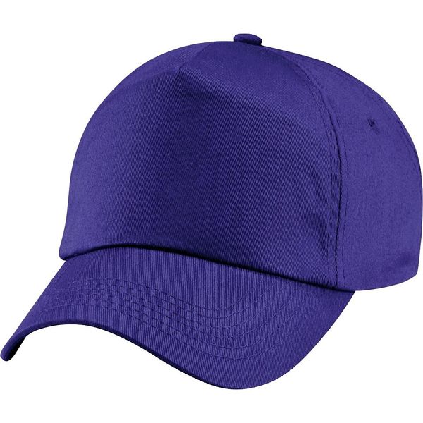 Berretto Da Baseball Beechfield Unisex Junior Original Unicoloured RW217 (Taglia Unica) (Viola)-image