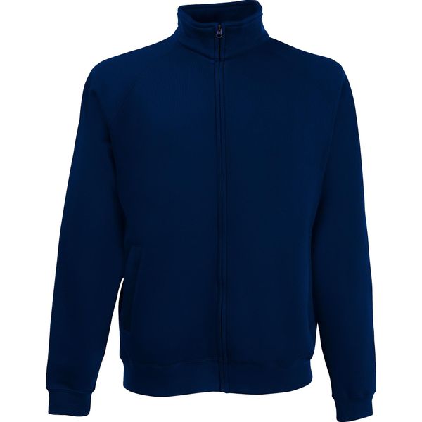 Fruit Of The Loom Giacca Felpata Premium 70/30 Da Uomo / Giacca Felpata / Felpa Con Zip RW3165 (Xl) (Blu Navy)-image