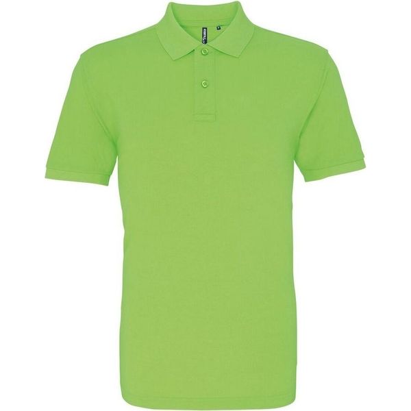 Polo Asquith & Fox Da Uomo, Manica Corta RW3471 (S) (Verde Neon)-image