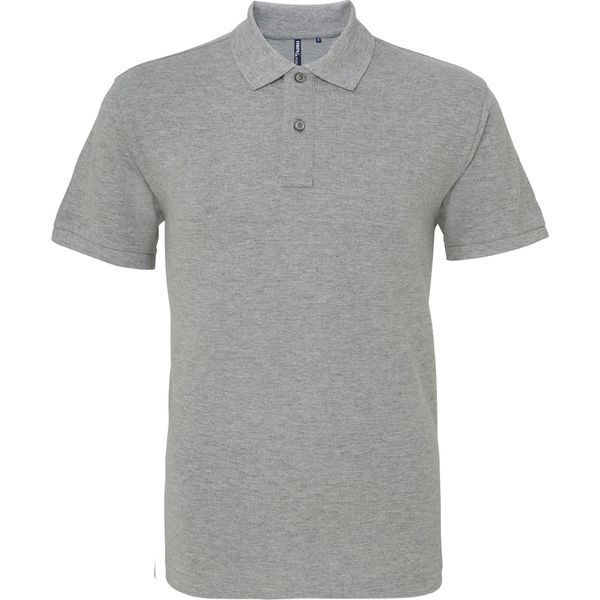 Polo Asquith & Fox Uomo, Manica Corta RW3471 (L) (Grigio Screziato)-image