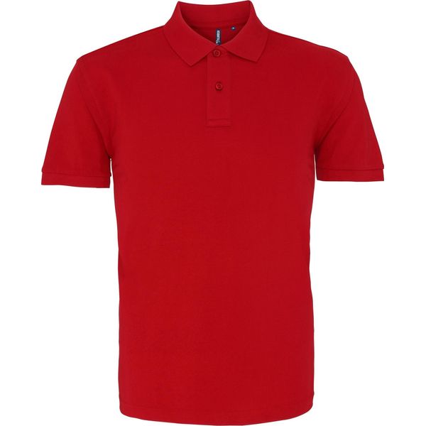 Polo Asquith & Fox Da Uomo, Manica Corta RW3471 (Xl) (Rosso Cardinale)-image