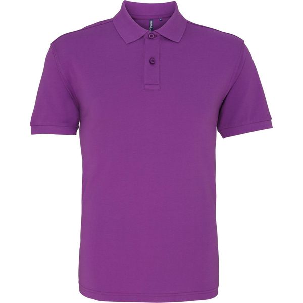 Polo Asquith & Fox Da Uomo, Manica Corta RW3471 (2XL) (Orchidea)-image