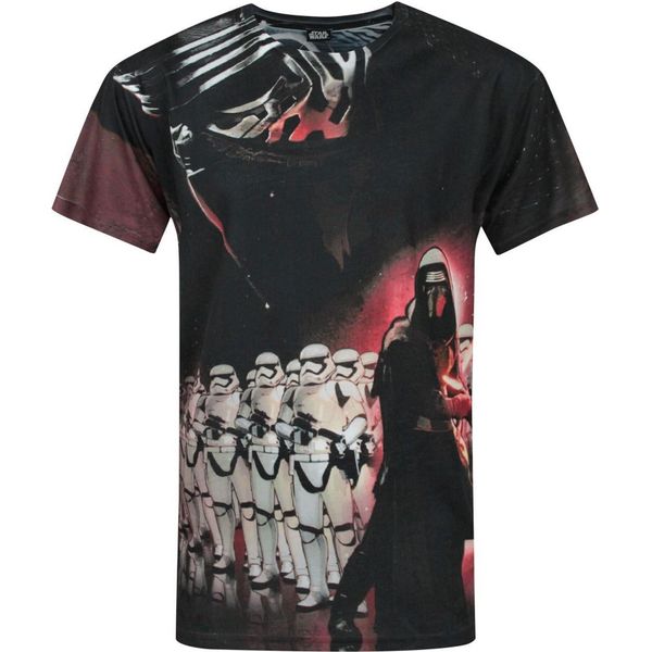 Maglietta Star Wars Force Awakens Kylo Ren Sublimation Uomo NS4058 (M) (Nero)-image