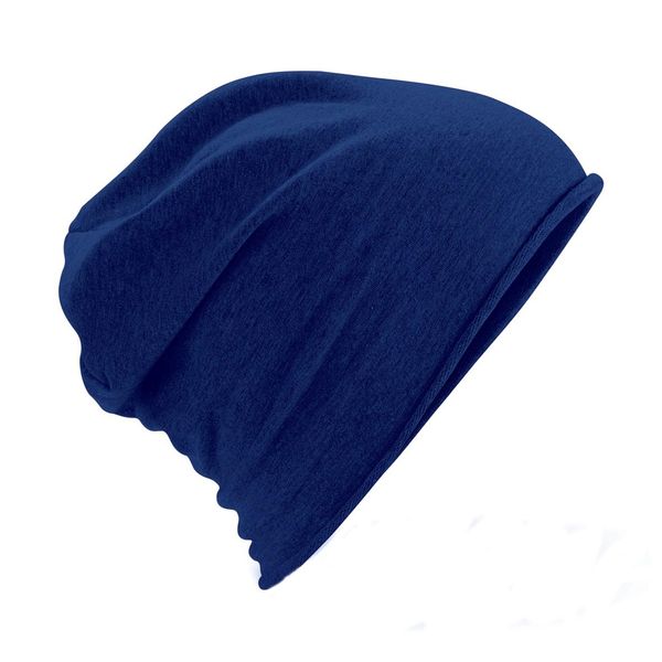 Beechfield Unisex Jersey Beanie / Cappello Lavorato A Maglia RW4077 (Taglia Unica) (Blu Navy)-image