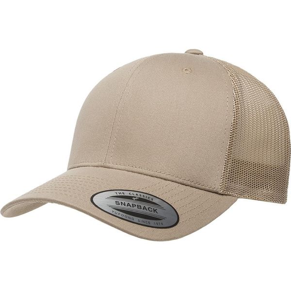 Yupoong Flexfit Retro Trucker Kappe RW5391 (Taglia Unica) (Khaki/Khaki)-image