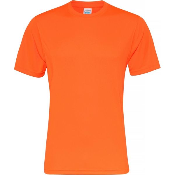 Awdis Just Cool Herren Maglietta Liscia Kurzarm RW5357 (Xs) (Arancione Elettrico)-image