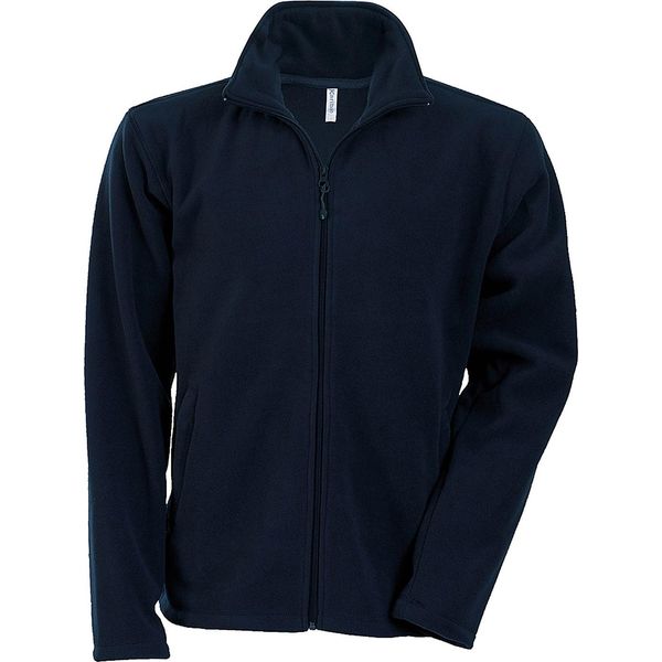 Giacca In Pile Anti-Pilling Da Uomo Kariban Con Zip A Tutta Lunghezza RW737 (Xl) (Blu Navy)-image