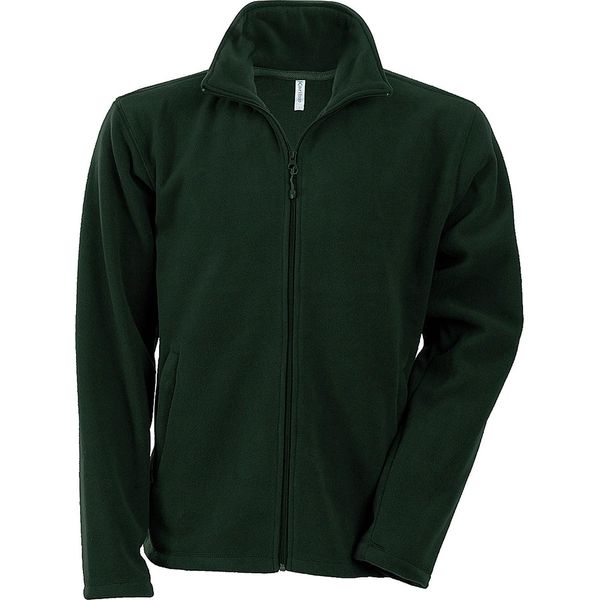 Giacca In Pile Anti-Pilling Da Uomo Kariban Con Zip Integrale RW737 (L) (Verde Bosco)-image