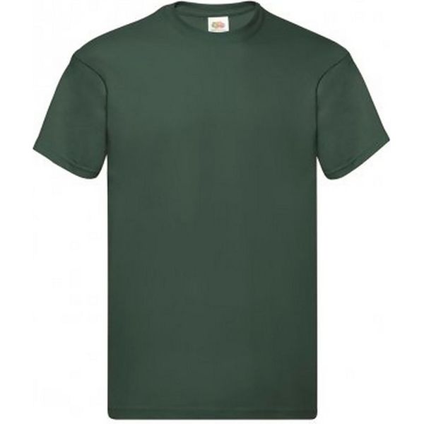 Screen Stars Fruit Of The Loom T-Shirt Originale Da Uomo, Manica Corta PC124 (S) (Verde Bottiglia)-image