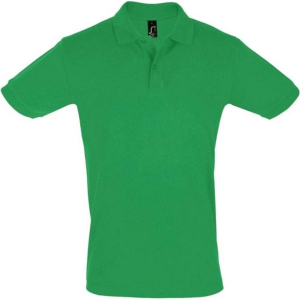 Sols Uomo Polo Perfect Pique, Manica Corta PC283 (M) (Verde Kelly)-image