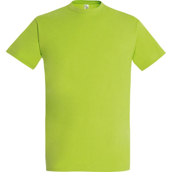 T-Shirt Sols Imperial Da Uomo, Manica Corta PC290 (L) (Verde Mela)-image