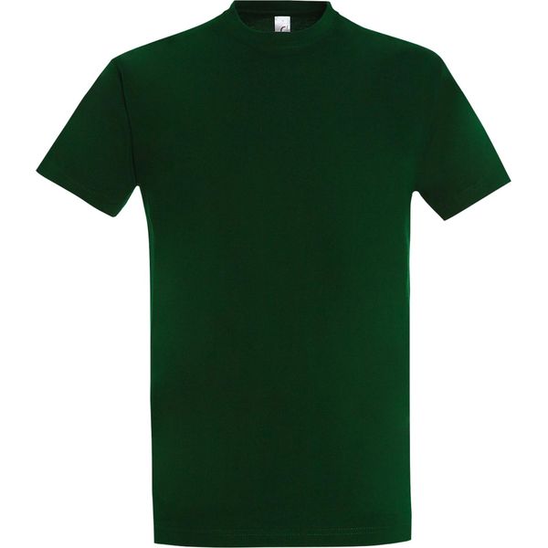 T-Shirt Sols Imperial Da Uomo, Manica Corta PC290 (L) (Verde Bottiglia)-image
