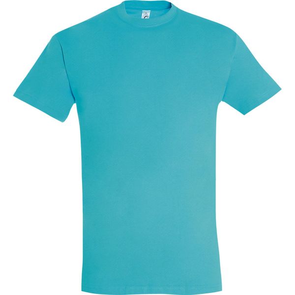 T-Shirt Sols Imperial Da Uomo, Manica Corta PC290 (L) (Blu Atollo)-image