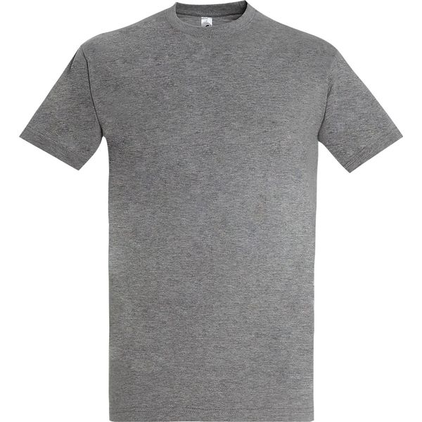 T-Shirt Sols Imperial Da Uomo, Manica Corta PC290 (M) (Grigio Screziato)-image
