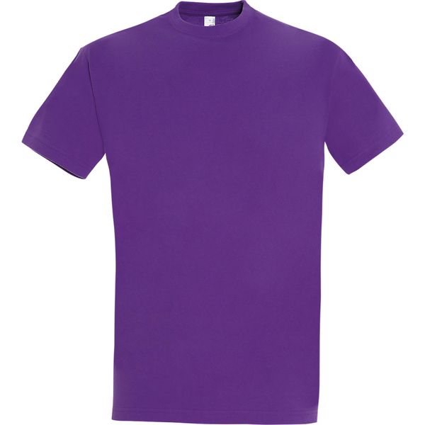 T-Shirt Sols Imperial Da Uomo, Manica Corta PC290 (L) (Viola Chiaro)-image