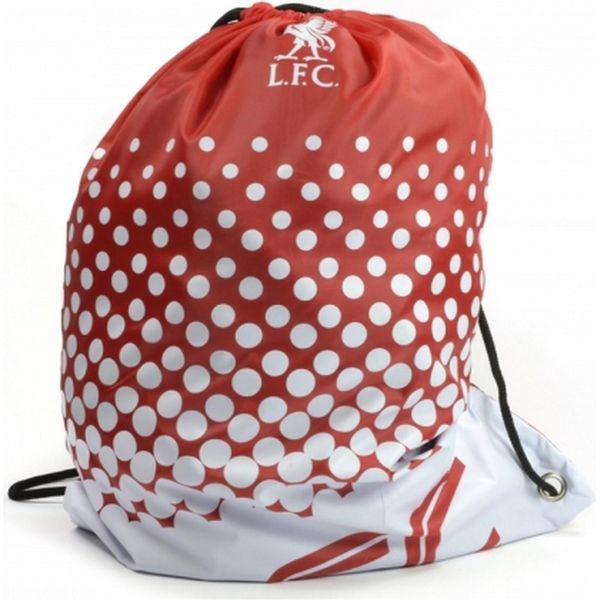 Borsa Da Ginnastica Del Liverpool Fc Con Disegno Del Calcio BS517 (Taglia Unica) (Rosso/Bianco)-image