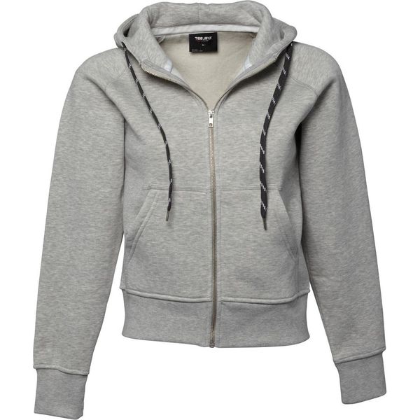 Tee Jays Felpa Con Cappuccio / Giacca Con Cappuccio Con Zip A Tutta Lunghezza Da Donna BC3320 (Xl) (Grigio Screziato)-image