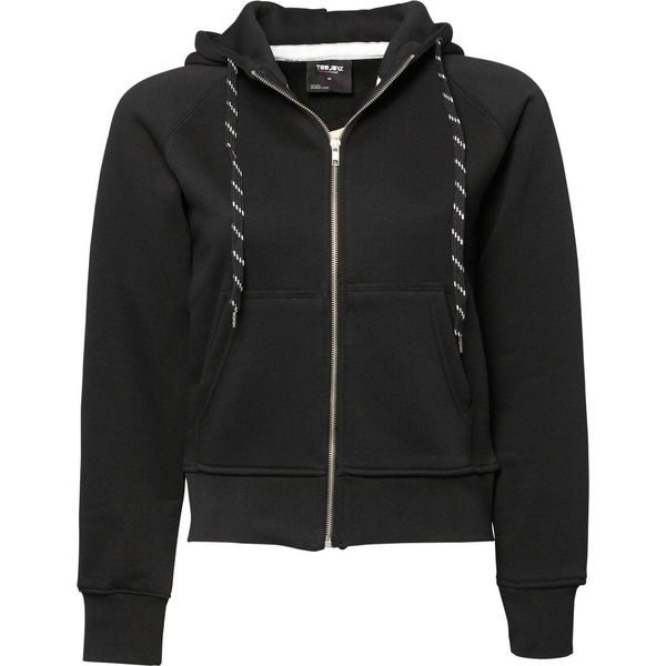 Tee Jays Donna Felpa Con Cappuccio / Giacca Con Cappuccio Con Zip A Tutta Lunghezza BC3320 (M) (Nero)-image