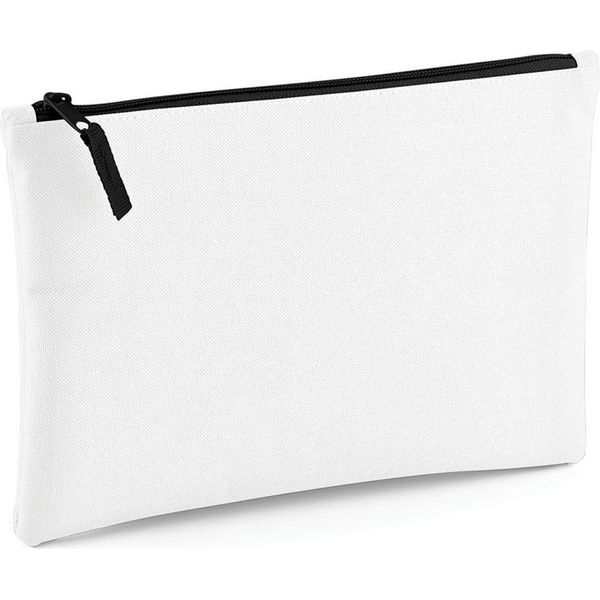 Bagbase Borsa Piuma Donne Cosmetici Strumento Da Viaggio Borsa Make-Up (2 Pezzi/Confezione) BC4557 (Taglia Unica) (Bianco/Nero)-image