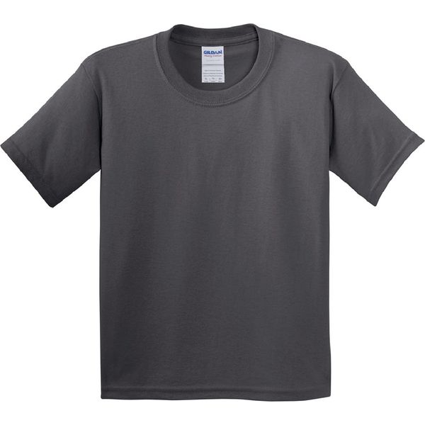 Maglietta Gildan Bambino Girocollo, Manica Corta BC482 (Xs) (Grigio Antracite)-image