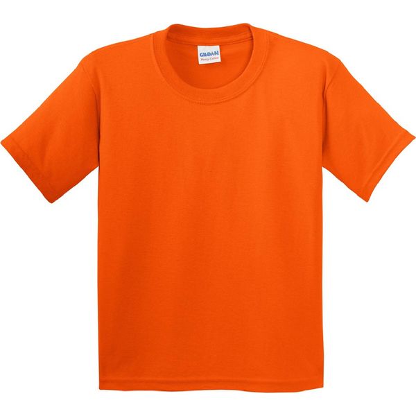 Maglietta Gildan Bambino Girocollo, Manica Corta BC482 (L) (Arancione)-image