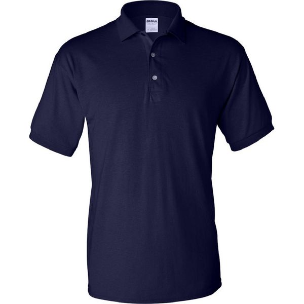 Polo Gildan Dryblend Da Uomo, Manica Corta BC496 (Xl) (Blu Navy)-image