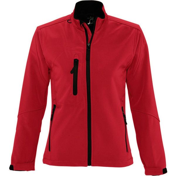 Sols Giacca Softshell Roxy Da Donna, Traspirante, Antivento, Idrorepellente PC348 (Xl) (Rosso)-image