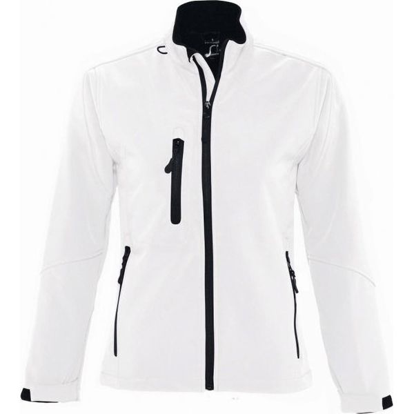 Sols Giacca Softshell Roxy Da Donna, Traspirante, Antivento E Idrorepellente PC348 (Xl) (Bianco)-image