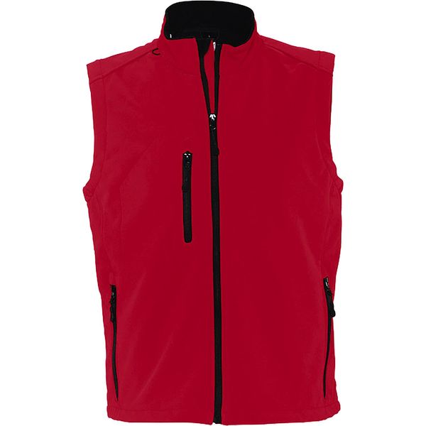 Sols Uomo Rallye Softshell Gilet / Scaldacorpo / Gilet PC349 (Medio) (Rosso)-image