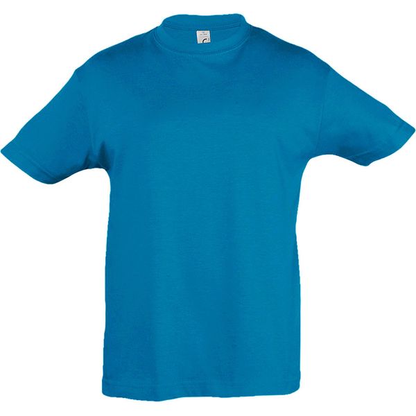 Sols Kids Maglietta Regent, Manica Corta PC357 (6 Anni (116)) (Blu Acqua)-image