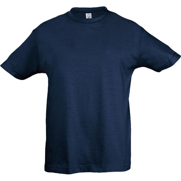 Sols Kids Maglietta Regent, Manica Corta PC357 (10 Anni (140)) (Denim)-image