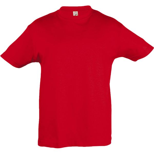Sols Kids Maglietta Regent, Manica Corta PC357 (8 Anni (128)) (Rosso)-image
