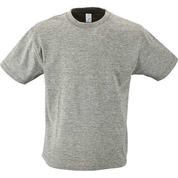 Sols T-Shirt Regent Da Bambino, Manica Corta PC357 (8 Anni (128)) (Grigio Screziato)-image