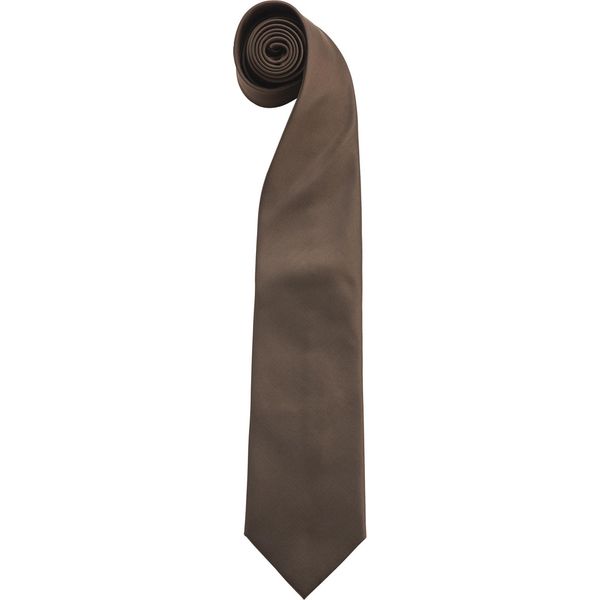 Cravatta Da Uomo Premier Colori, Tinta Unita (2 Pezzi/Confezione) RW6935 (Taglia Unica) (Marrone)-image