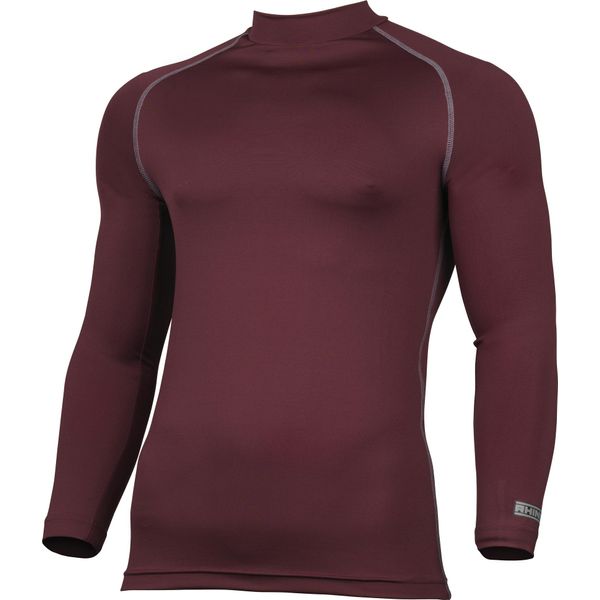 Maglietta Intima Termica Rhino Da Uomo, Maniche Lunghe RW1276 (2XL) (Castagna)-image