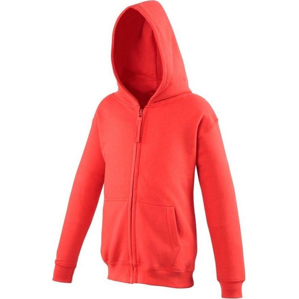 Awdis Gilet Con Cappuccio Per Bambini RW192 (7-8 Anni (128)) (Rosa Scuro)-image