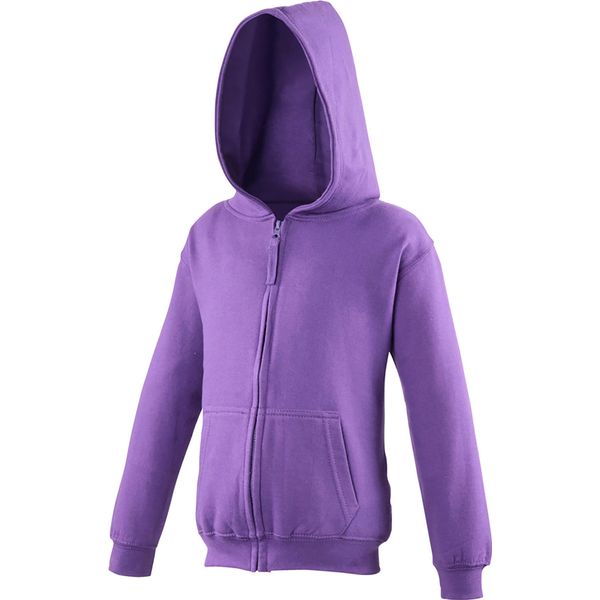 Gilet Con Cappuccio Awdis Kids RW192 (12-13 Anni (152)) (Blu Zaffiro)-image