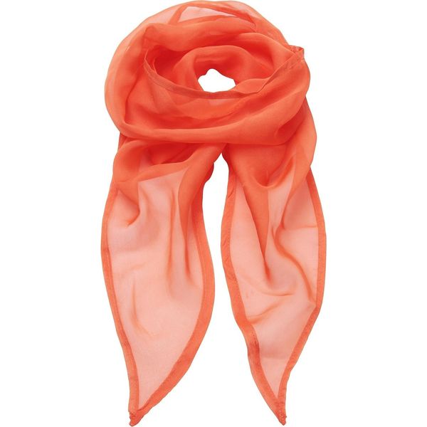 Sciarpa Di Chiffon Da Donna Premier / Scialle Di Chiffon RW2828 (Taglia Unica) (Arancione)-image