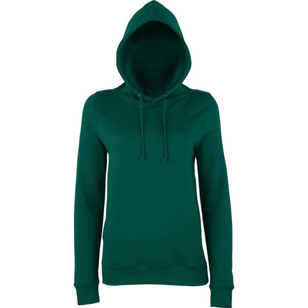 Awdis Just Hoods Felpa Con Cappuccio / Felpa Con Cappuccio Da Donna RW3481 (L) (Verde Bottiglia)-image