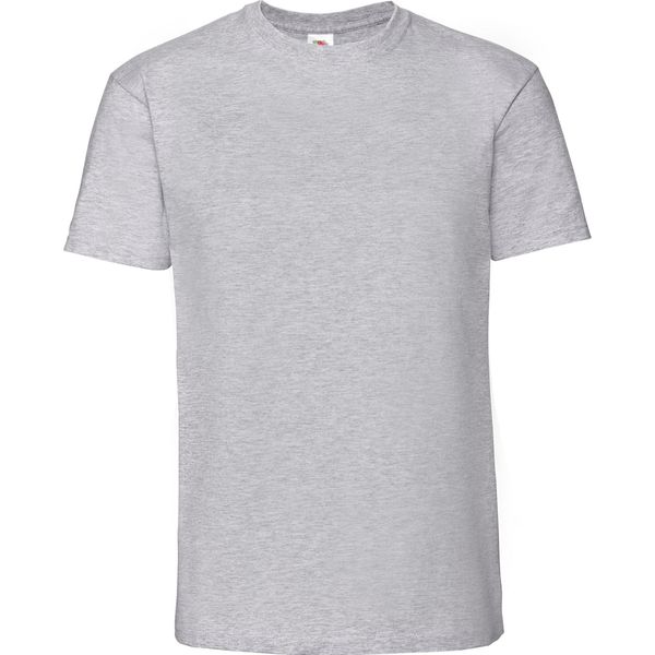 Maglietta Fruit Of The Loom Premium Uomo RW5974 (S) (Grigio Screziato)-image